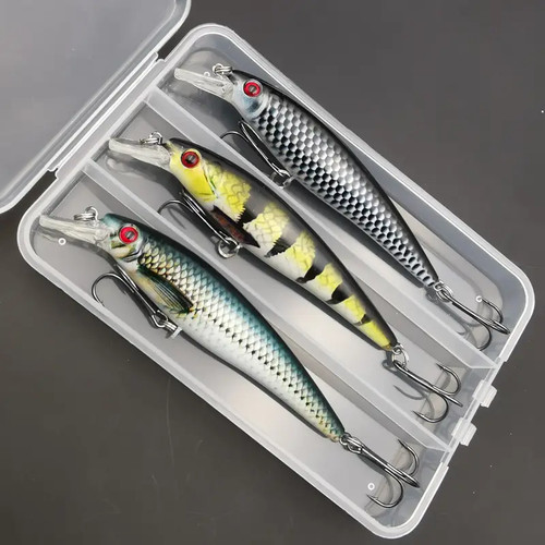 3pcs slow sinking minnow - minnow, lure