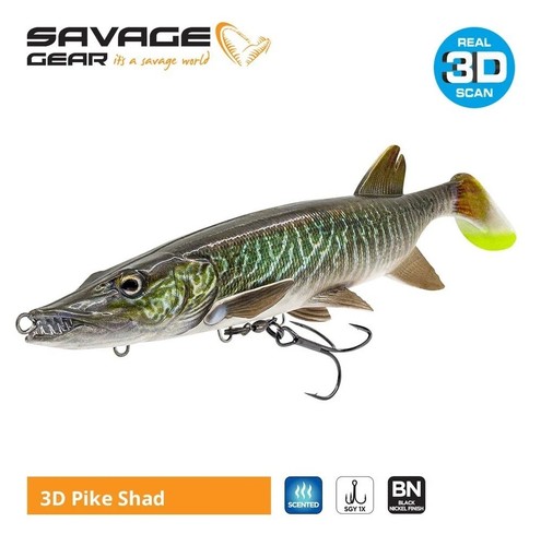 Savage gear pike - 3d, lures