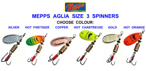 Mepps aglia size spinner - size, 3