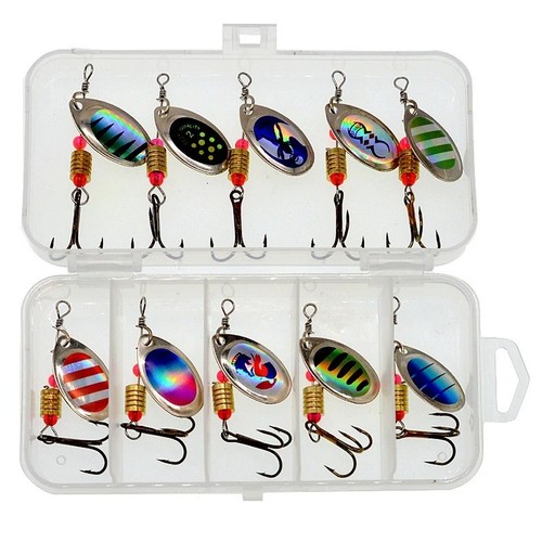 Pcs fishing spinners sea - pcs,