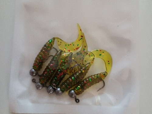 Curly tail fishing baits - 5,