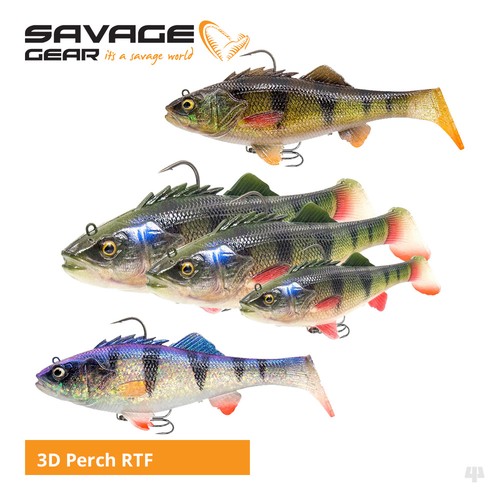 Savage gear perch shad - savage, rtf
