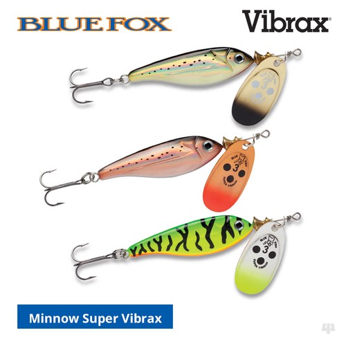 Blue fox super vibrax minnow - fox,