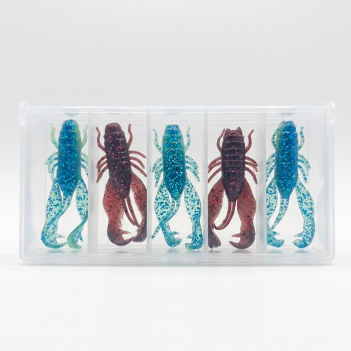 Crayfish soft lure creature - 5x,