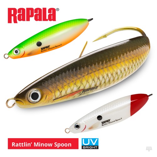 Rapala rattlin minnow spoon - rapala,