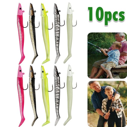 10pcs soft fishing lures - lures, jig