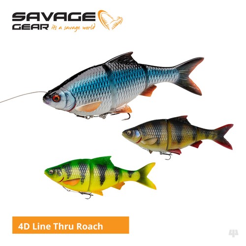 Savage gear line thru roach - gear, 4d