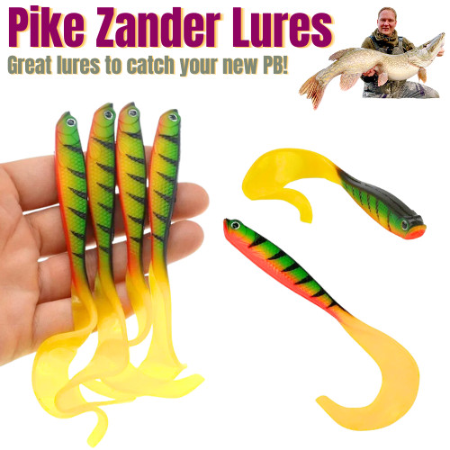 Pike zander lure fire tiger - pike,