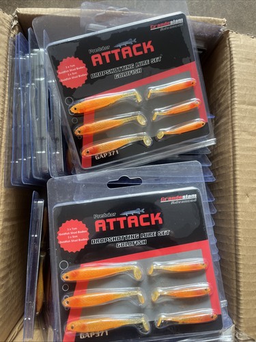 Drop shotting plastic lures - drop,