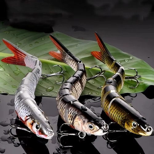 Multi jointed fishing lure - jointed,
