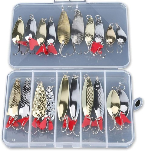 20x metal fishing spoon - spoon, lures